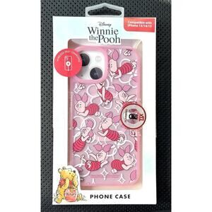 Disney Piglet Winnie the Pooh iPhone 13/14/15 Case Skinny Dip Pink Shimmer NIP